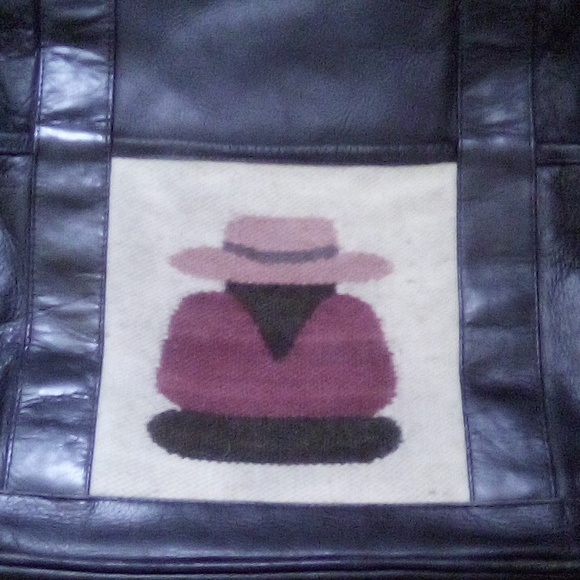 Vintage Leather Tote Bag - Picture 5 of 8